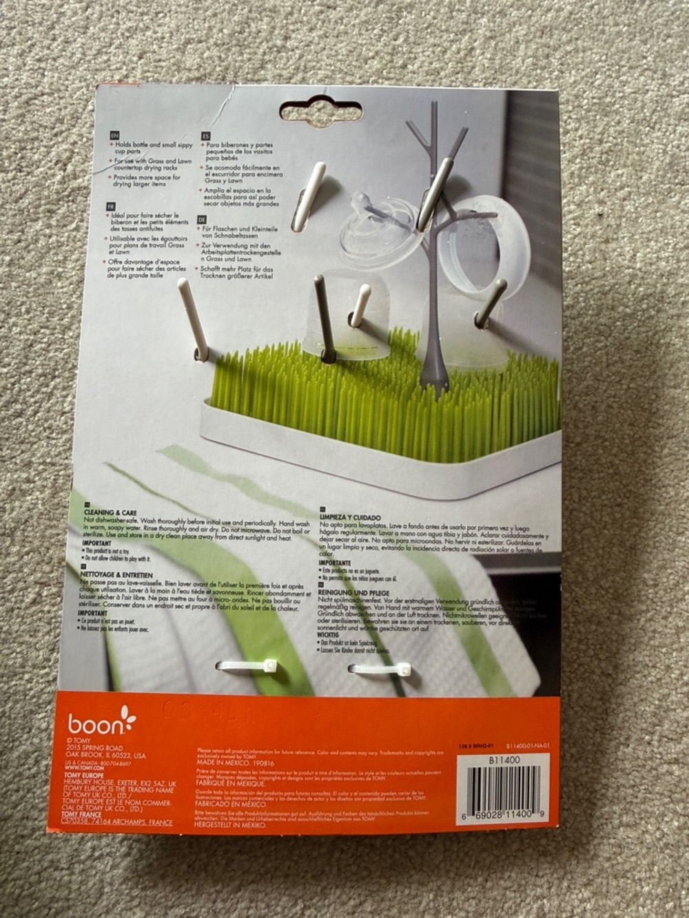 Boon TWIG Drying Rack Accessory - White & Gray - Picture 5 of 5